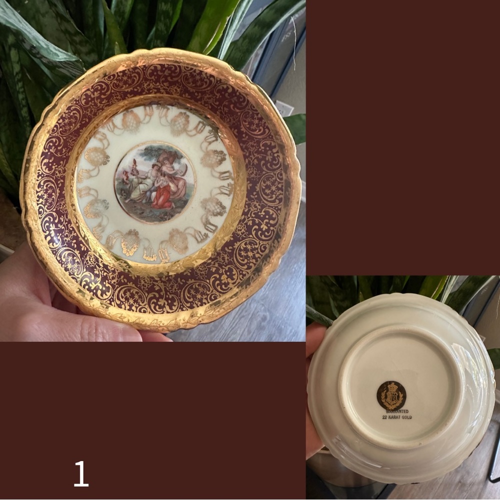 (3) Berry Bowls. Vintage Fine China